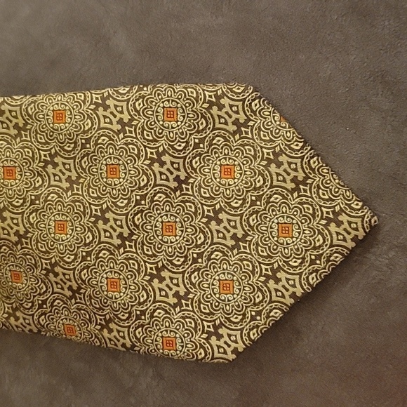 Vtg 1950s-1960s Damon for Kauffmans Floral Psychedelic Tie - Picture 2 of 6
